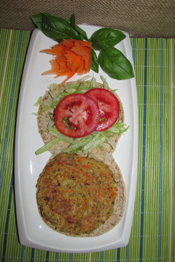 Garbanzo bean veggie burger The Clean Cooks