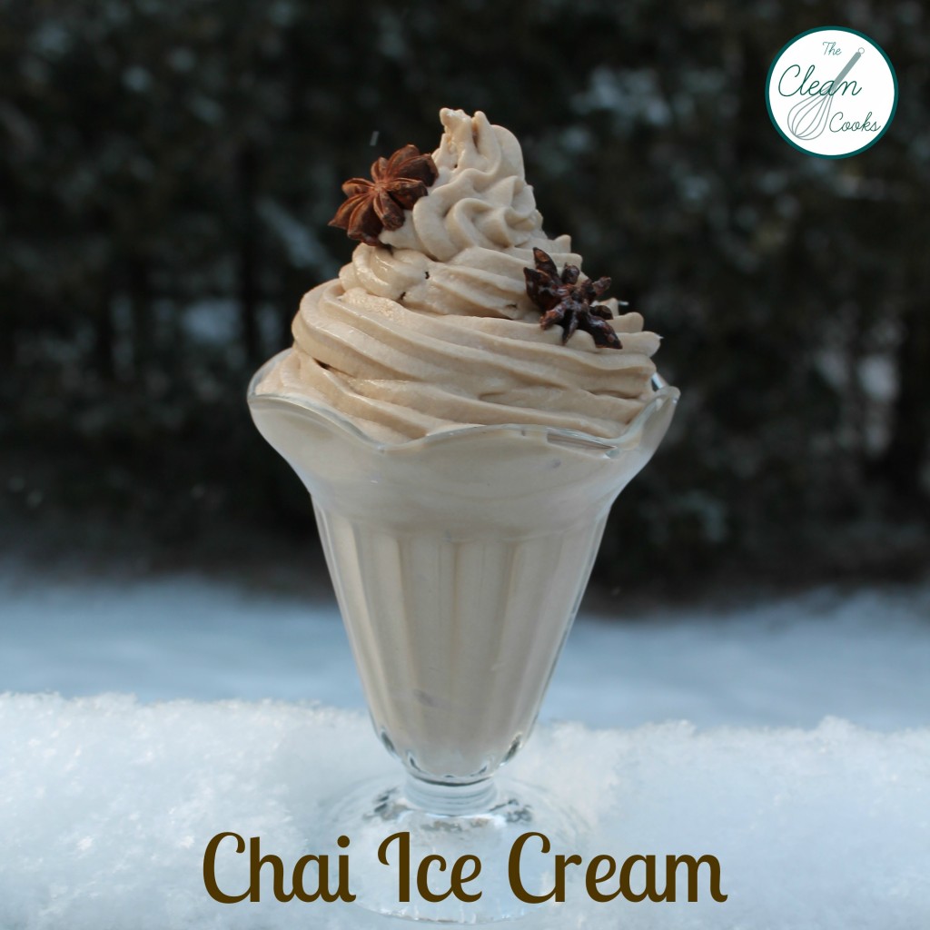 Chai Ice Cream from TheCleanCooks.com