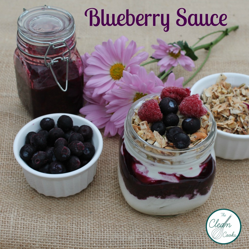 Blue Berry Sauce www.thecleancooks.com