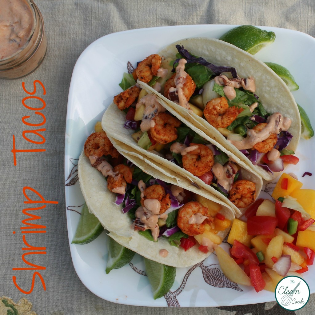 Shrimp Tacos from www.TheCleanCooks.com