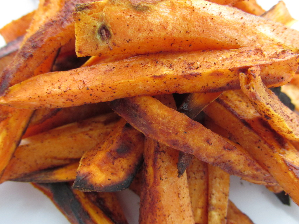 golden sweet potato fries