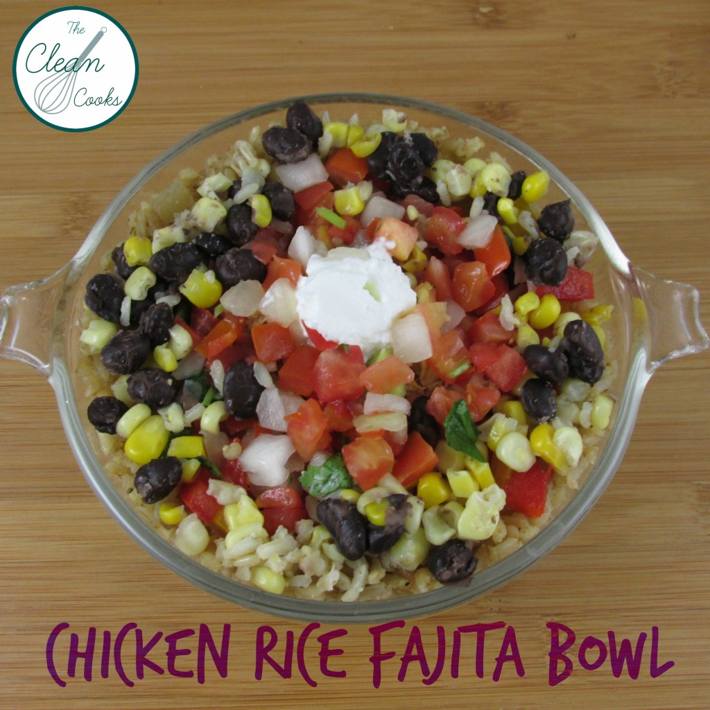 Chicken Rice Fajita Bowl