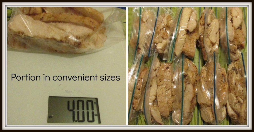 portion control chicken