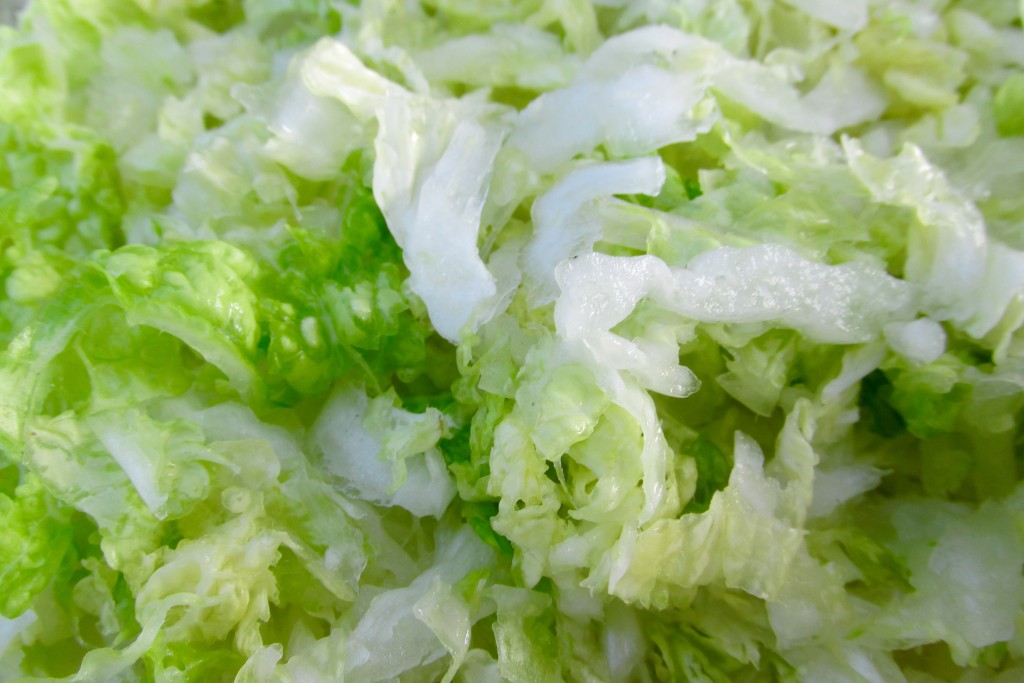shredded Napa cabbage