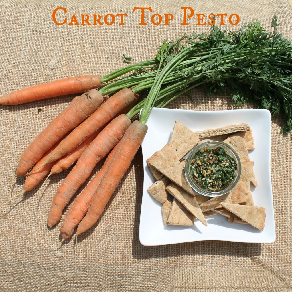 Carrot Top Pesto