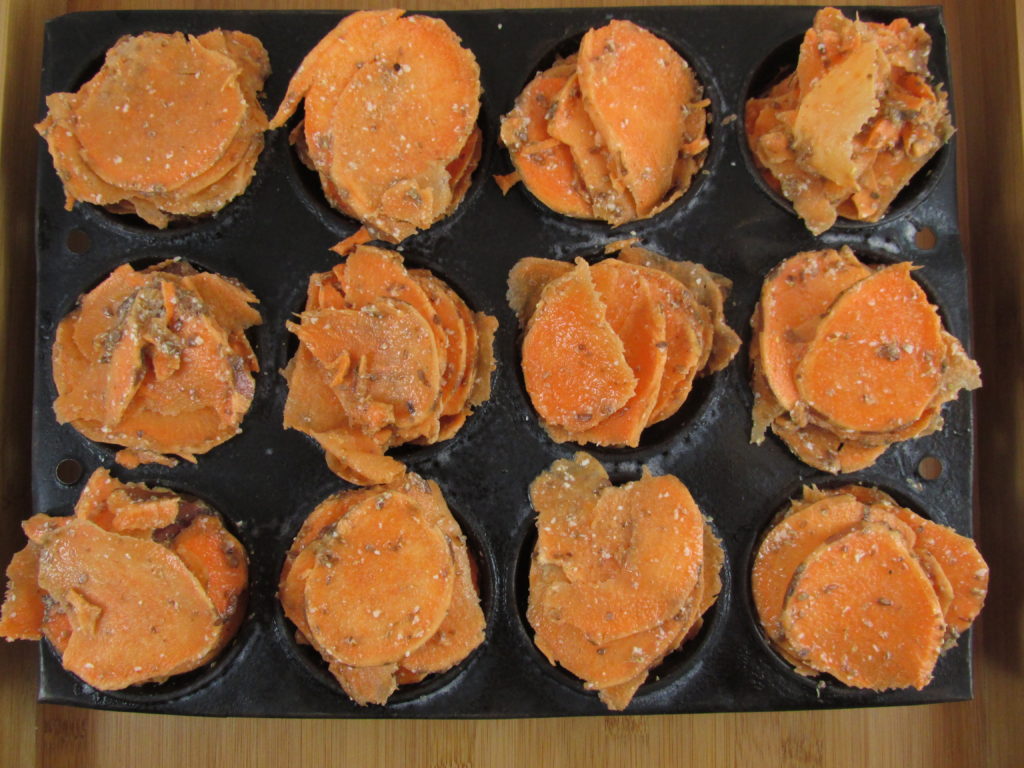 Scalloped Sweet Potato Stacks